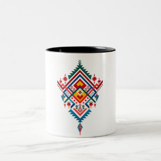 De Café Em Dois Tons Caneca do Patrimônio Amazigue - Berbere Marroquino