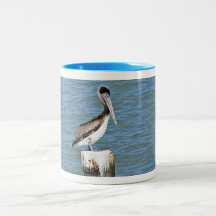 De Café Em Dois Tons Caneca do pelicano