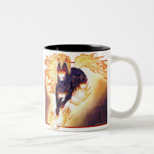 De Café Em Dois Tons Caneca do pesadelo