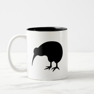De Café Em Dois Tons Caneca do pictograma do "quivi"