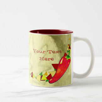 De Café Em Dois Tons Caneca do pimento
