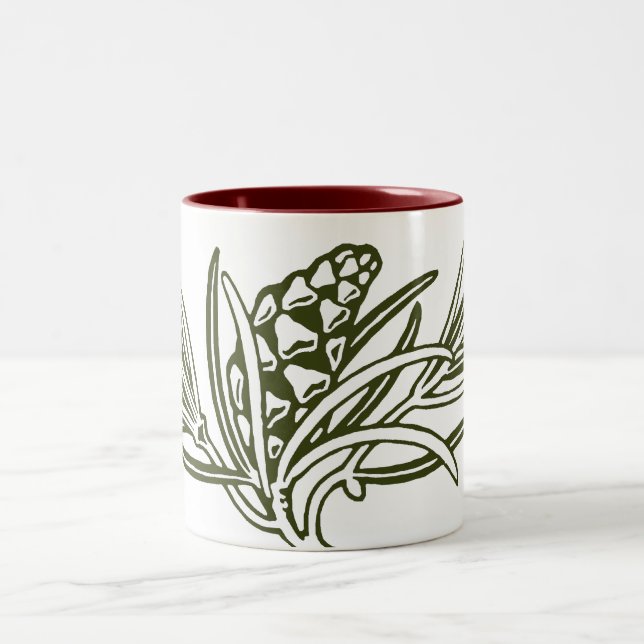 De Café Em Dois Tons Caneca do pinho (Centro)