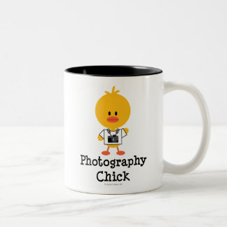 De Café Em Dois Tons Caneca do pintinho da fotografia