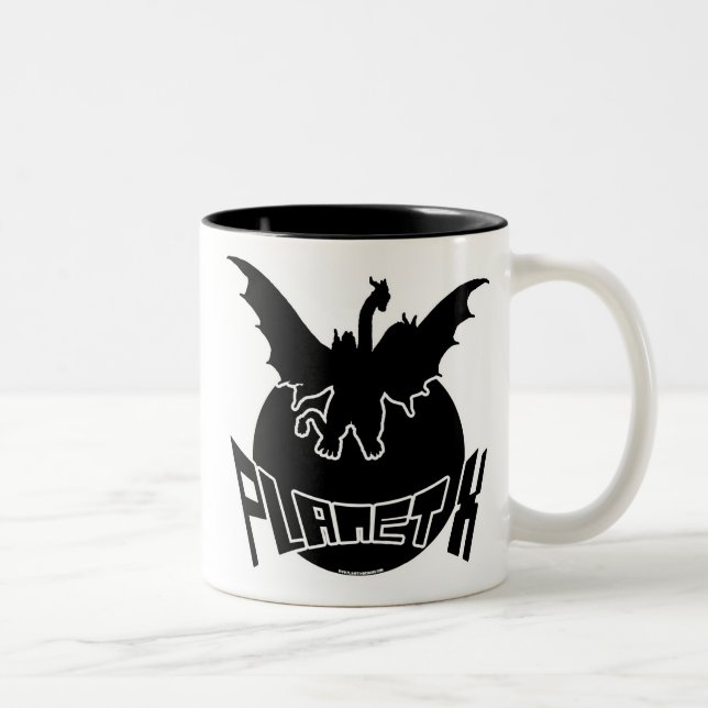 De Café Em Dois Tons Caneca do planeta X (Direita)