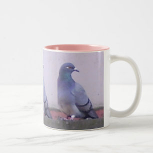 De Café Em Dois Tons Caneca do pombo