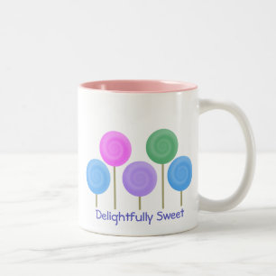 De Café Em Dois Tons Caneca do pop do Lolly