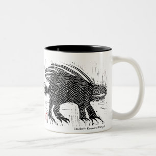 De Café Em Dois Tons Caneca do porco-