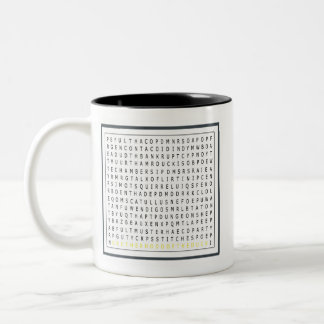 De Café Em Dois Tons Caneca do quebra-cabeça