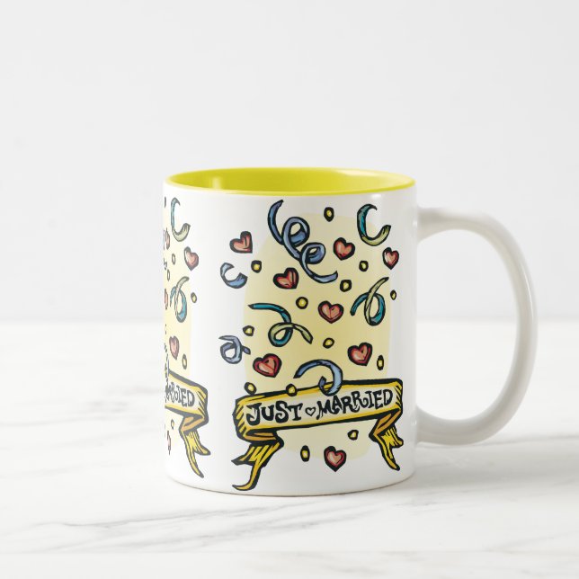 De Café Em Dois Tons Caneca do recem casados (Direita)