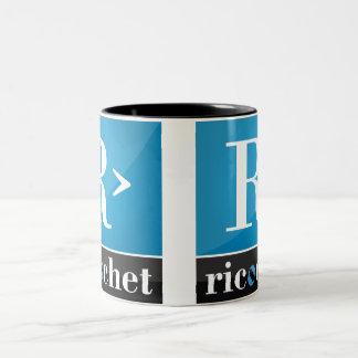 De Café Em Dois Tons Caneca do Ricochet 1,0