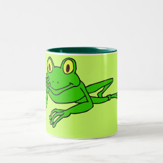 De Café Em Dois Tons Caneca do sapo
