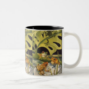 De Café Em Dois Tons Caneca do sapo