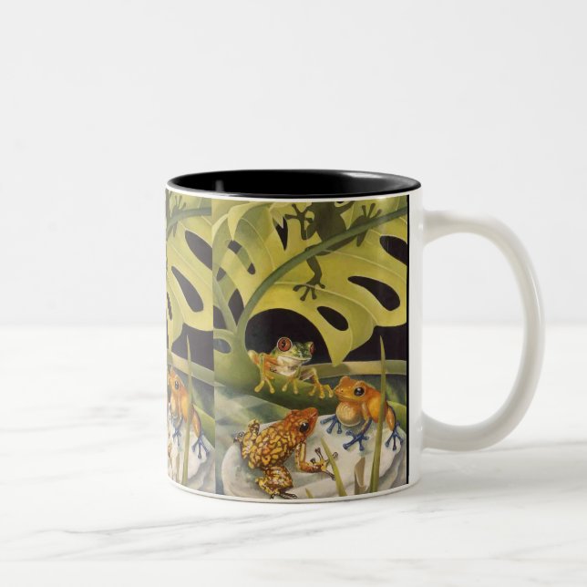 De Café Em Dois Tons Caneca do sapo (Direita)