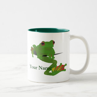 De Café Em Dois Tons Caneca do sapo