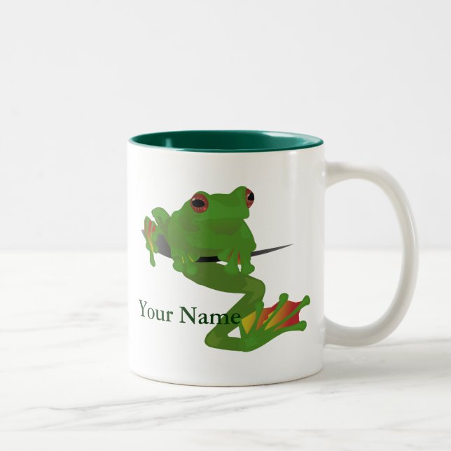 De Café Em Dois Tons Caneca do sapo (Direita)