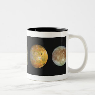 De Café Em Dois Tons Caneca do satélite galileu