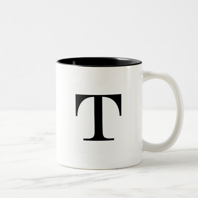De Café Em Dois Tons Caneca do Serif T (Direita)