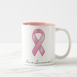 De Café Em Dois Tons Caneca do sobrevivente do cancro da mama