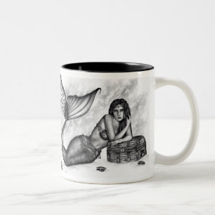 De Café Em Dois Tons Caneca do tesouro da pérola