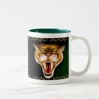 De Café Em Dois Tons Caneca do tigre Sabertoothed