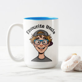 De Café Em Dois Tons Caneca do Tio Favorito
