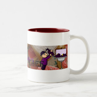 De Café Em Dois Tons Caneca do título da massa 123
