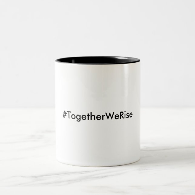 De Café Em Dois Tons Caneca do #TogetherWeRise (Centro)