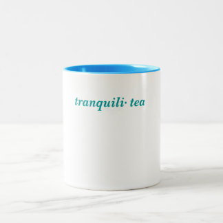 De Café Em Dois Tons caneca do Tranquli-chá