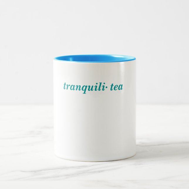 De Café Em Dois Tons caneca do Tranquli-chá (Centro)