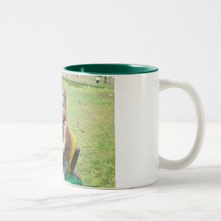 De Café Em Dois Tons caneca do trator
