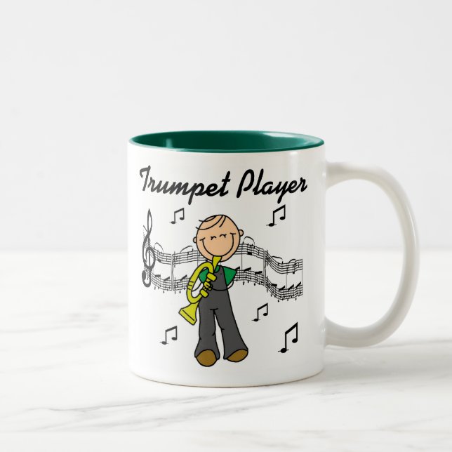 De Café Em Dois Tons Caneca do Trompetista (Direita)