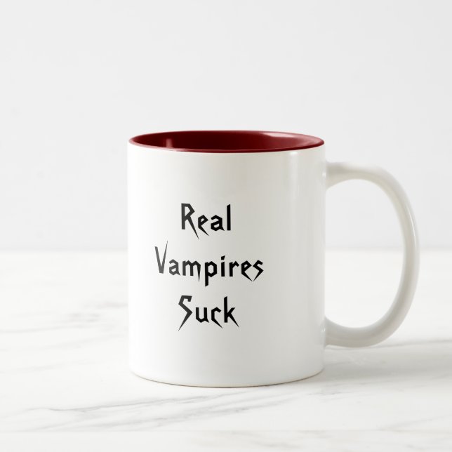 De Café Em Dois Tons Caneca do vampiro (Direita)
