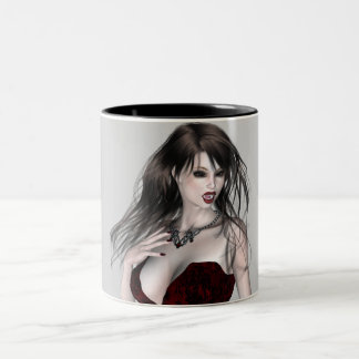 De Café Em Dois Tons Caneca do vampiro do KRW
