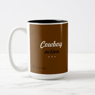 De Café Em Dois Tons Caneca do vaqueiro
