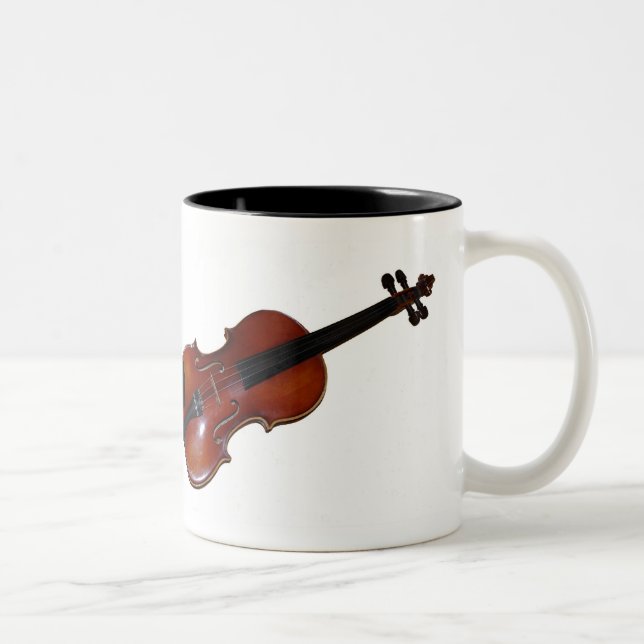 De Café Em Dois Tons Caneca do violino - pode você ouvir a música? (Direita)