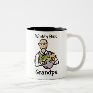 De Café Em Dois Tons Caneca do vovô do mundo a melhor