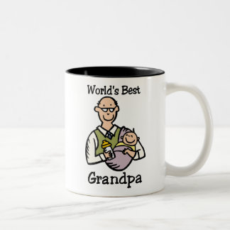 De Café Em Dois Tons Caneca do vovô do mundo a melhor