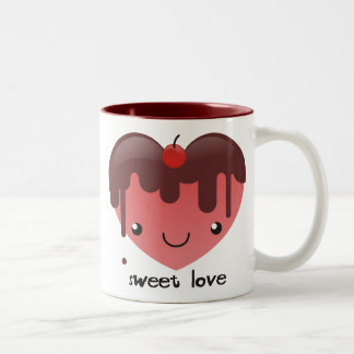 De Café Em Dois Tons Caneca doce do amor