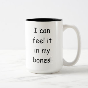 De Café Em Dois Tons Caneca Donald Trump pode sentir isso nos ossos