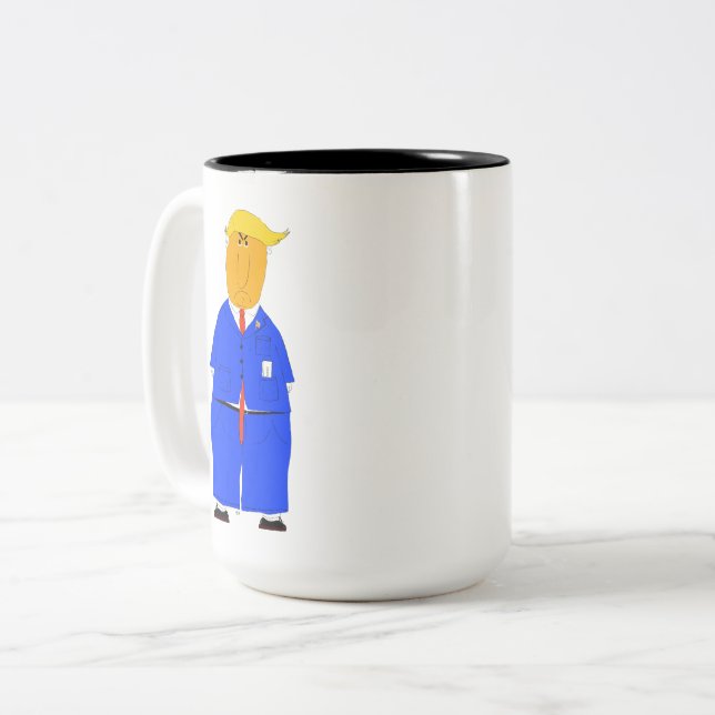 De Café Em Dois Tons Caneca Donald Trump pode sentir isso nos seus osso (Frente Esquerda)