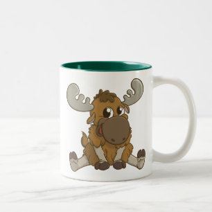 De Café Em Dois Tons Caneca dos alces