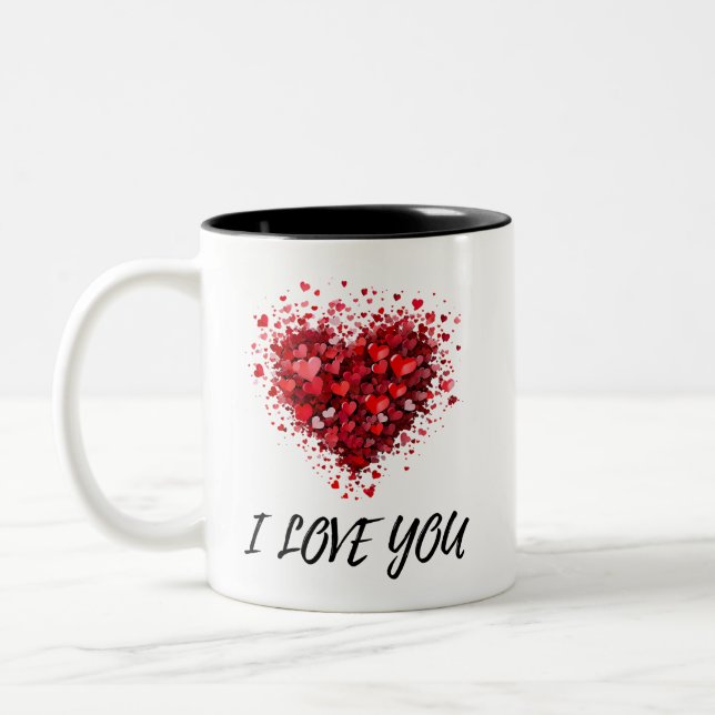 DE CAFÉ EM DOIS TONS CANECA DOS AMANTES (Esquerda)