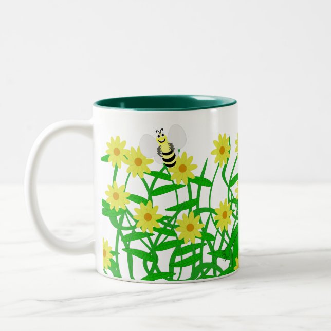 De Café Em Dois Tons Caneca dos amigos das naturezas (Esquerda)