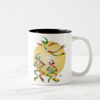 De Café Em Dois Tons Caneca dos bongos