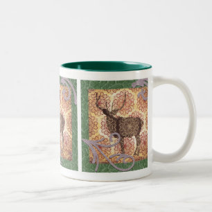 De Café Em Dois Tons Caneca dos cervos do fanfarrão