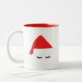 De Café Em Dois Tons Caneca dos chicotes do papai noel