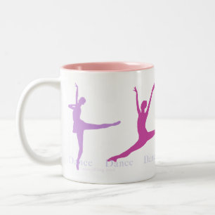 De Café Em Dois Tons Caneca dos dançarinos