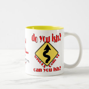 De Café Em Dois Tons Caneca dos dells-ish