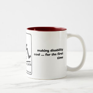 De Café Em Dois Tons caneca dos disthis