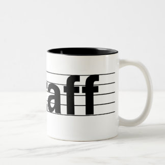 De Café Em Dois Tons Caneca dos funcionarios